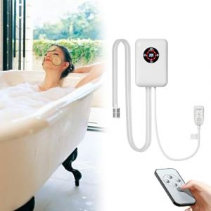VCYEX Baignoire Gonflable Thermoplongeur-Baignoire Chauffage pour Piscine1200W，Contr&ocirc;le Intelligent De La Temp&eacute;rature (30-43 &deg;C) ，S&eacute;paration Eau Et &Eacute;lectricit&eacute;，pour Une Eau Chaude Constante (sunyonglin, neuf)