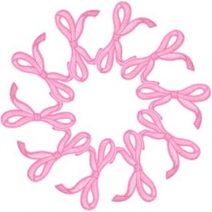 ADOCARN 10 pi&egrave;ces &Eacute;cussons Thermocollants N&oelig;ud Rose Brod&eacute;s Patches D&eacute;coratives DIY pour V&ecirc;tements Gar&ccedil;on Fille Jeans Chemises Vestes (Craneagon, neuf)