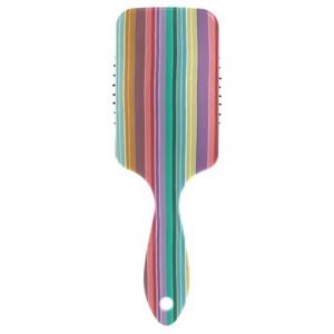 Peigne de massage vertical avec lignes ondulées colorées, peigne antistatique, peigne pour femme (AYXXKJ, neuf)