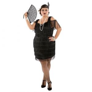 Morph Robe Charleston Années 1920 Femme, Style Gatsby Vintage, Tenue Années Folles, 3XL (Morph Costumes, neuf)