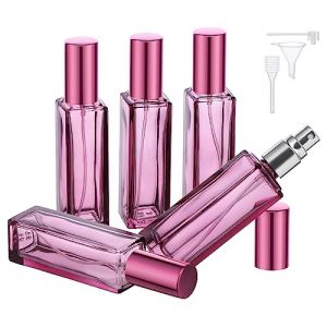 Segbeauty Vaporisateur Parfum Vide, Vaporisateur de Sac Rechargeable, 5 Pi&egrave;ces Atomiseur Parfum 20ml, pour Date, Travail, Vacances (Violet) (Seg-Beauty, neuf)