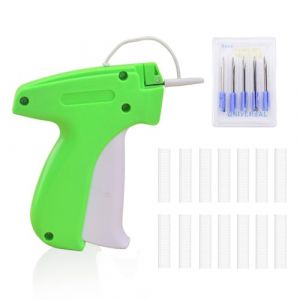 ZHIQIN Pistolet Etiquette Textile Pistolet D'etiquettes Vert avec 5 Aiguilles De Rechange + 1000 Fils Paddl pour Vêtements Textile D'etiquettesPrix Chapeaux De Chaussettes (zhiqin-store, neuf)