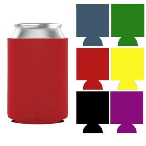 YUZNA 4 pièces Manchons Isolants Antidérapants Réutilisables,Refroidisseur Canette et Bouteille,Manchon Refroidisseur pour Boisson,Pochette a Glace (330 ml) (6 couleurs) (hefeishiyunyanweidianzishangwuyouxiangongsi, neuf)
