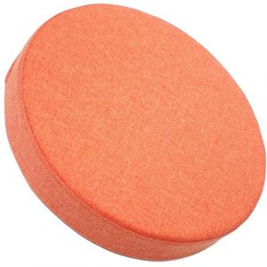 uyeoco Coussins de Chaise/Tabouret Ronds, 30/35/40/45/50/55/60CM, Coussin Rond pour Si&egrave;ge, Galette De Chaise Antid&eacute;rapants pour Manger, Jardin, Maison, int&eacute;rieur et ext&eacute;rieur(Orange,45x3cm) (Fengzi Comprehensive, neuf)
