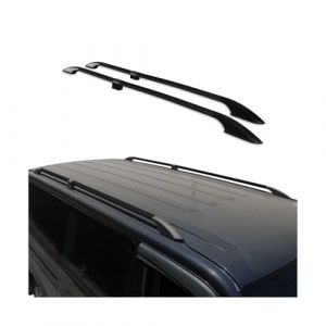 Barres de Toit longitudinales pour Ford Tourneo Custom 2012-2024 L1 Alu Noir (omacfrance, neuf)