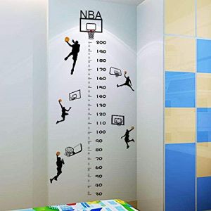 Croissance Hauteur Toise Basket-Ball Hauteur Autocollants Stickers Muraux Stickers Muraux Chambre Enfant Lettres Baby Foot Football Mesure Hauteur Pieds Fenêtre-Basket-Ball_Extra Large (Plantw, neuf)