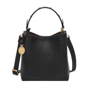 Fossil Sac seau porté croisé PM Jessie, en cuir LiteHide™, pour femme, ZB11002001 (Modeherz, neuf)