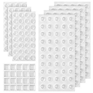 316 Pi&egrave;ces de Protection Transparente en Silicone pour Pieds de Chaise, 8 Tailles de Caoutchouc Antid&eacute;rapant, 3 Styles de Tampons Anti-Bruit Adh&eacute;sifs, pour Cuisine et Chambre (cfhx select, neuf)