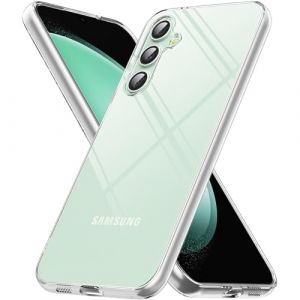caslord Coque pour Samsung Galaxy S23 FE 5G, Anti-Jaune Étui de Protection Antichoc Anti-Rayures, Transparente TPU Silicone Bumper Case pour Galaxy S23 FE, Transparent (caslord, neuf)