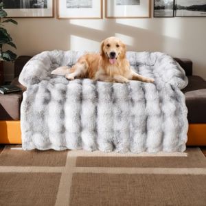Coussins de canapé en Peluche épaisse Lapin pour canapé, Tapis de lit pour Chien, Couverture de canapé Lavable en Peluche pour Chien, protège-Meubles Tapis de canapé pour Chiens et Chats (chaowuuk, neuf)