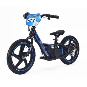 Draisienne électrique pour Enfants RIRIBIKE RTX6 24V (16"), Bleu, Batterie au Lithium, Moteur 250W, Frein à Disque, Siège PU Souple réglable (BeneoShop, neuf)