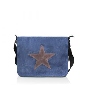 Glamexx24 Homme Femme Sac Pochette Crossbody Sac &agrave; Main Sac &agrave; Bandouli&egrave;re Sac de Transport avec Motif &eacute;toile (Glamexx24&reg;, neuf)