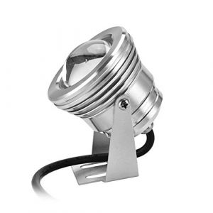 Tissting Spot sous-marin LED, Spot lumineux RGB IP65 étanche multicolore pour bassin et aquarium avec télécommande, Réglable 120°, Aluminium, pour piscine jardin et fontaine (Zousate, neuf)