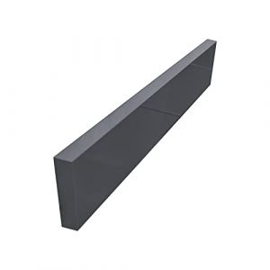 KLEMP Panneaux Plinthe - Façade Plinthe avant pour lave-vaisselle 19mm - 444x95mm - Gris anthracite brillant HG-121 Panneau frontal du lave-vaisselle entièrement intégré (Ambientmarketing, neuf)