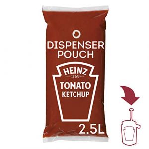 HEINZ Sachet de sauce tomate ketchup o mat, 3 X 2,5 litres (Mega-Paradies GmbH, neuf)