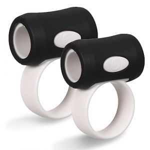 HUIOP 2 pièces Pince de contrôle de Baguette Anneau de Doigt Baguettes auxiliaires poignées Anti-dérapant Baguettes Accessoires pour Batteur débutant,Accessoires Baguettes (minimin, neuf)