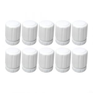 HOHOVYVY 10 pièces interrupteur à main chauffage au sol, interrupteur de roue manuelle chauffage au sol distributeur accessoires M30 × 1,5 blanc (PPfend, neuf)