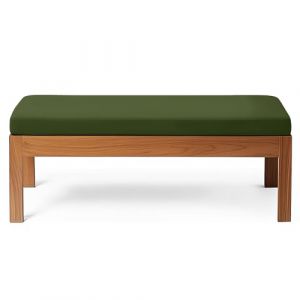 RZYW Coussin de Banc de Jardin Imperm&eacute;Able 2/3 Places, Coussin de Banc D'ext&eacute;rieur, Coussins Assise pour Meubles D'Int&eacute;Rieur en Mousse &eacute;Paisse, pour Chaise, Canap&eacute;, Baie Vitr&eacute;e,Army Green,110X50X5cm (RZYW, neuf)