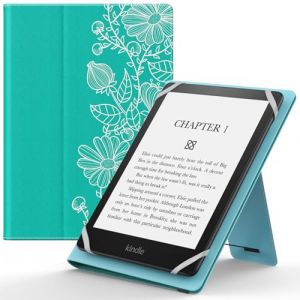 MoKo Étui Universel pour 6" 6.8" 7" Kindle eReaders Fire Tablette - Kindle/Voyaga/Lenovo/Sony Kindle E-Book E-Reader Tablette, Coque en PU avec Support Réglable et Dragonne, Dessin au Trait (Amoi Channel, neuf)