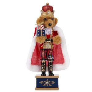 VorFor Casse Noisette Noel Puppe,28cm Figurine, Nutcracker Christmas,Casse Noisette en Bois(Le Roi des Petits Ours),D&eacute;coration De No&euml;l &agrave; l'int&eacute;rieur,Un Excellent Cadeau De (VorFor, neuf)