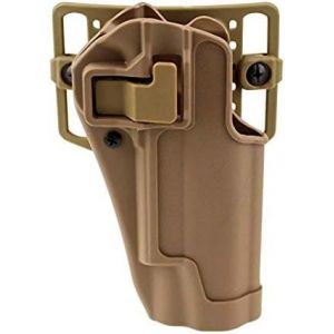 Gexgune Militaire Droit CQC Étui Pistolet Dissimulation Tactique Ceinture Ceinture Boucle Paddle Gun Holster pour Colt 1911 (2 Couleurs en Option) (Aeryoyo FR, neuf)