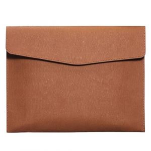 Pu en cuir A4 document Bag porte - documents de bureau porte - documents sac de dossier enveloppe étanche boîte à dossier avec boucle déployante marron (ChongQingPuLuoFeiHuaGongYuanLiaoYouXianGongSi, neuf)