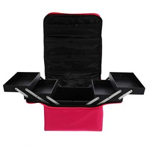Ipetboom Trousse De Maquillage Imperm&eacute;able 1 Pi&egrave;ce Trousse De Toilette En Tissu Oxford Portable Et R&eacute;sistante Aux Voyage Salon De Beaut&eacute; Bretelles Ajustables (hikarish, neuf)