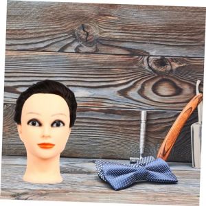 Beaupretty Mannequin Tête à Coiffer Professionnelle avec Cheveux Synthétiques Naturels et Brillant pour Entraînement Coiffure Bouclage et Coupe Étudiants et Salons (KenuoL, neuf)