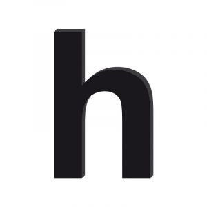 Adzif.biz Le sticker de decoration - Lettre D&eacute;corative Verre Acrylique Noir. Lettrage Adh&eacute;sif Verre Synth&eacute;tique. Lettre Autocollante pour Pr&eacute;nom, D&eacute;coration Mariage, Enseigne (Forum France, neuf)