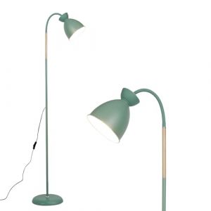 Amdelne Lampadaire sur Pied Salon 159cm, Lampe sur Pied en Métal E27 Max. 60W, Lampadaire Liseuse Industriel Rétro, orientable Lampe de Lecture pour Salon, Chambre, Bureau (Sans Ampoules) (XXH-Light, neuf)