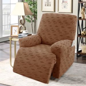 Housse de fauteuil inclinable en jacquard extensible pour fauteuils inclinables 1, 2, 3 places, protection de meubles lavable pour Lazyboy, fauteuils électriques et protection contre les animaux (chaowuuk, neuf)
