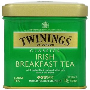 Twinings Irish Breakfast Tea - 3.53 oz. Loose Tea Tin (The Marvellous Group, neuf)