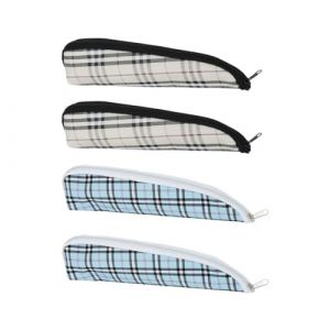JEYORZY 4 Pièces Pochette pour Couvert, Pochette Couvert, Set Couverts Voyage, Couvert Portable, Couverts Lunch Box, pour Bureau, École, Voyage, Camping, Randonnée, Pique-Nique (Wacicy EU, neuf)