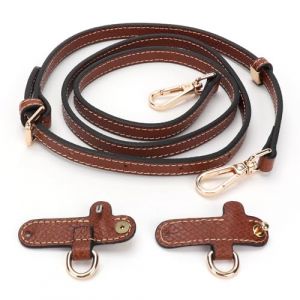 ZOLGINAH Bandoulière pour Sac à Main en Cuir pour Sac Longchamp, Kit de Conversion pour Bandoulière Sac à Main, Sangle Sac Bandouliere Réglable, Non Perforé et Amovible (zhuojia, neuf)