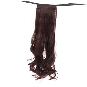 VALICLUD Perruque Queue De Cheval Extension De Queue De Cheval Ondulée Queue De Cheval Bouclée Postiche Pour Femme Extensions De Cheveux Queue De Cheval Queue De Cheval Cheveux Bouclés Brun (SHUI LIAO, neuf)