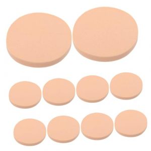 SAFIGLE 60pi&egrave;ces Houppette Ronde Jetable &Eacute;ponge pour Fond de Teint Liquide et Poudre Lot de Mini &Eacute;ponges &agrave; Maquillage pour Visage Format Voyage (Grand Di, neuf)
