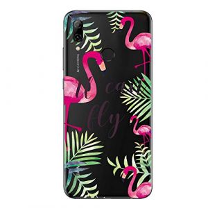 NOVAGO Compatible avec Huawei P Smart 2019,Honor 10 Lite - Coque Souple Solide Anti Choc avec Impression de qualit&eacute; (1 Coque, Flamant Rose) (NOVAGO-Vendeur PRO fran&ccedil;ais, neuf)
