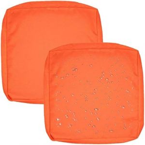 Lot de 1/2/4 Housse de Coussin Exterieur Impermeable 50x50 60x60 Housses de Coussin de Siège de Canapé avec Fermeture éclair pour Salon de Jardin, Canapé, Terrasse(Color 11,65x65x10cm(2pcs)) (AlienGi, neuf)