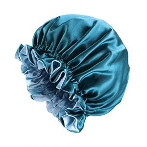 Healeved Bonnet De Nuit Pour Femme Grand Bonnet Rond En Satin Et Dentelle Coupe Confortable (Sonieg, neuf)