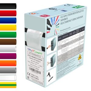 MarketConnect® Gaine Thermorétractable Ø 16 mm, L 5mt • TRANSPARENT • MINIBOX 2:1 STANDARD (MARKETCONNECT, neuf)