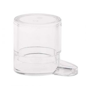 Qiuxiaoaa Fourmi Fourrisseur Zone d'alimentation en Eau pour Fourmi Nid Maison Ferme Acrylique Rond Potable Abreuvoir Transparent (ZIRAN, neuf)