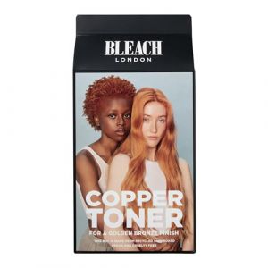 Bleach London Kit de toner en cuivre - Tonification sans ammoniaque pour une finition douce au gingembre - Idéal pour les cheveux blonds clairs à moyens - Avec complexe doux et brillant (kit complet) (Bleach London, neuf)