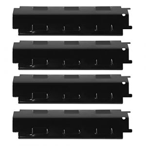 Tomotato 4Pièces Tentes de Chaleur de Gril, 37cm Diffuseur Chaleur Accessoires Tentes de Chaleur de Remplacement Universelles en Acier Inoxydable pour Gril à Gaz (Hairolory, neuf)