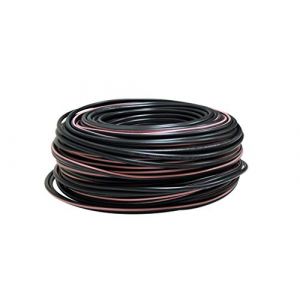 50 m de Câble électrique 3G1.5 / RO2V - utilisation intérieur/extérieur - rouleau/couronne de câble noir - longueur au choix 1m, 5m, 10m, 25m, 30m, 50m, 100m (Mister Enseignes, neuf)