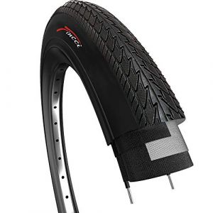 Fincci Pneu Slick 26x1.5 Pouces, Pneus Lisse 40-559, pour Route, VTT Montagne, Hybrid Vélo Bicyclette 26 x 1.50 (Fincci, neuf)