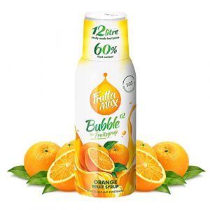 FruttaMax - Concentré de sirop de fruits | Moins de sucre | avec 50 % de fruits | convient pour machine à soda 500ml (Orange) (Cool Trade Ltd., neuf)