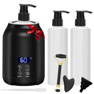Chauffe-huile de massage avec rouleau pour le visage, iklestar Chauffe-huile professionnel pour massage, Chauffe-bouteille de lotion portable pour la maison, le SPA, le salon de beauté (Tyue-Direct, neuf)