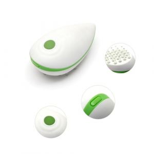 EPIGEIST Peigne Électrique Antistatique pour Cuir Vert Brosse à Cheveux Démêlante 2 Piles Aaa Design Ergonomique Soulagement des Maux de Tête Soin Capillaire (Laimmde, neuf)