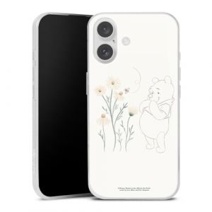 Coque Slim Compatible avec Apple iPhone 16 Etui Silicone Ultra Fine Coque en Silicone Ultra Fine Winnie l'ourson Disney Abeille (DeinDesign - GmbH, neuf)