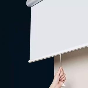 X1NGFU Store Enrouleur Occultant sans Fil,Store &agrave; Rouleau &agrave; Ressort &agrave; Mont&eacute;e Automatique,Rideaux Isolation Thermique,pour Maison,Bureau,Personnalis&eacute;,Largeur x Hauteur (90cm x 100cm) (wen huai zhi ying dian, neuf)